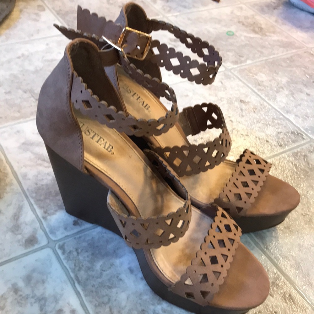 JustFab wedges
